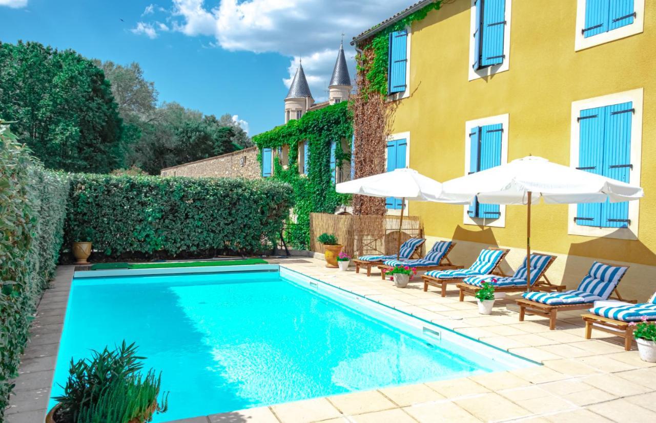 Logis Hotel Et Restaurant La Bastide Cabezac Bize-Minervois Buitenkant foto